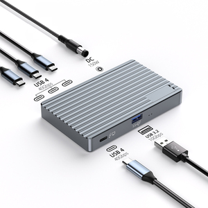 6 trong 1 Thunderbolt 3 Docking Station usb4 HUB Hỗ trợ 8TB M.2 NVMe 40Gbps với 20V DC Loại C Video đầu ra 8K 60Hz - Product Image 1