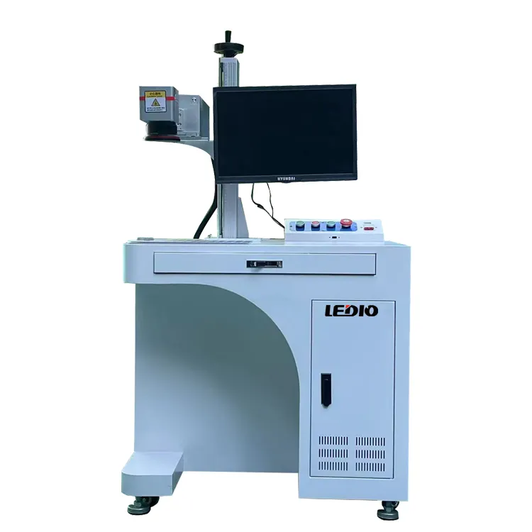 Nhà máy tốt nhất UV Laser đánh dấu máy 3 Wát Máy tính để bàn tia cực tím Laser đánh dấu