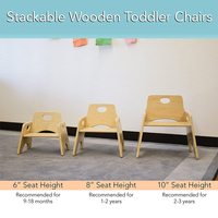 Meubles de maternelle style Reggio, table et chaises en bois courbé Montessori pour école maternelle, garderie, centre d'apprentissage précoce