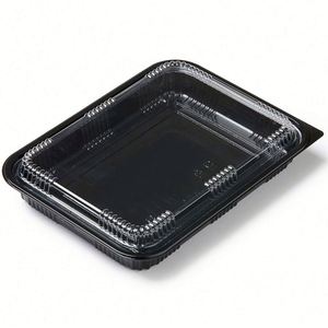 Bandeja Desechable para Comida para Llevar con Tapa de Plástico, Envase Biodegradable para Alimentos para Restaurante - Product Image 4