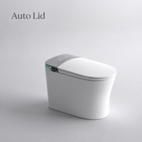 Toilette intelligente M939, toilette automatique intelligente sur pied avec stérilisation, commande par geste, cuvette allongée