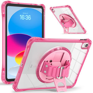 Funda de tableta resistente a prueba de golpes para <span class=keywords><strong>iPad</strong></span> 11th/10th Generation Cubierta resistente de 10,9 pulgadas con soporte de correa de mano para el hombro - Product Image 3