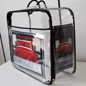 Bolsa de Almacenamiento de Plástico Transparente con Cierre para Edredones, Mantas, Almohadas - Product Image 1