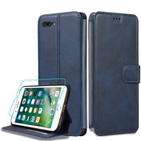 Étui portefeuille à rabat arrière LeYi pour iphone XS X 17 avec protecteur d'écran HD 1 paquet de portefeuilles pour téléphone portable