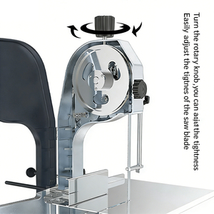 Scie à viande professionnelle sur mesure pour <span class=keywords><strong>boucherie</strong></span> en supermarché – Précision et réglage de l'épaisseur - Product Image 4