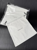 Sacs en coton personnalisés avec cordon de serrage et logo, sacs anti-poussière réutilisables en tissu sergé pour vêtements, chaussures et emballages de vêtements