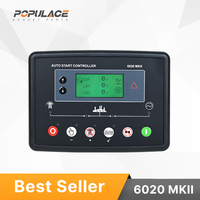 Contrôleur de générateur Deepsea DSE 6020 MKII, module AMF DSE6020MKII, écran LCD, démarrage automatique, panneau de commande de panne de courant, pièces DSE6020