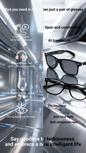 Gafas Inteligentes XCTSW F60 con Traducción IA en Tiempo Real, Soporte Multi-idioma, Control por Voz y Reproductor de Música para Ciclismo, Pesca y Viajes - Product Image 3