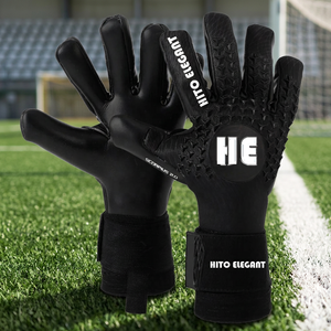 Gants de gardien de but de football au design le plus récent, paume avant en latex allemand de 4 mm, dos en caoutchouc injecté, découpe hybride en caoutchouc, T-Tab personnalisé - Product Image 4