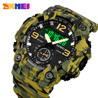 SKMEI Outdoor Herren Digital Sport uhr Datum Countdown Wasserdichte Herren Armbanduhren Großes Zifferblatt Uhr reloj hombre