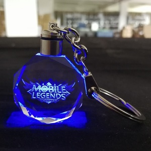 LLavero de luz LED 2D personalizado, cristal de bolsillo, Monster, Charmander, Poke, personajes de juego, Pikachu, regalos - Product Image 2