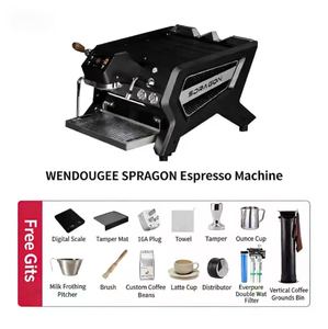 Máquina de Espresso Automática de Doble Cabezal, Portátil, con Pantalla Táctil, Funciona con Batería, Capacidad para 24 Tazas, Uso en Hoteles, Molinillo Ajustable - Product Image 3