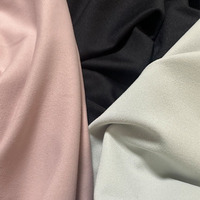 Tissu tricoté extensible 4 directions en polyester et élasthanne 350 GSM, séchage rapide, résistant aux plis, pour robes et vêtements de sport, personnalisable OEM