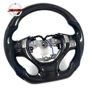 Volante de Fibra de Carbono Personalizado para <span class=keywords><strong>LEXUS</strong></span> GS350 RX450h <span class=keywords><strong>RX</strong></span> <span class=keywords><strong>450h</strong></span> 2013 2014 2015, Accesorios Interiores para Automóviles - Product Image 2