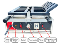 Nouvelle conception de gaufrier électrique commercial Popsicle Shape Ice Cream Pops Machine pour les petites entreprises