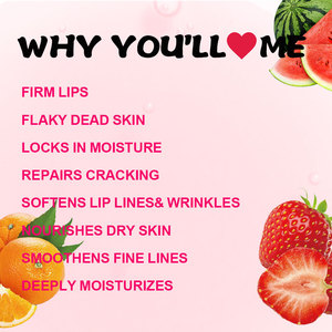 Bálsamo Labial Hidratante con Sabor a Frutas, Nuevo, al por Mayor, con Brillo, Hidratante, Orgánico, Vegano, Exfoliante Labial Mineral - Product Image 5