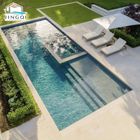 Piscine Modulaire Enterrée de Luxe en Fibre de Verre Grande Taille pour Récupération Physique et Loisirs en Plein Air – Idéale pour les Gîtes et Complexes Privés
