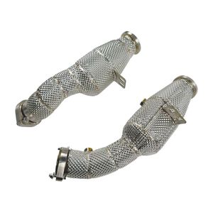 ท่อไอเสียสแตนเลสสมรรถนะสูง สำหรับ Mercedes-Benz <span class=keywords><strong>C43</strong></span> AMG E43 E400 3.0T M276 ปี 2016+ พร้อมฉนวนกันความร้อน - มีสินค้าในสต็อก - Product Image 6