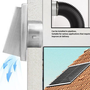 Extractor de baño solar de 15W, ventilador de escape industrial de 5 pulgadas y 12V CC para refrigeración de fábrica y almacén, soporte ODM personalizado - Product Image 5