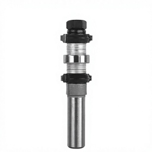 Fresa CNC de doble filo para carpintería, cortador de redondeo ajustable, recortadora de bordes semicirculares con rodamiento, para huecos - Product Image 2