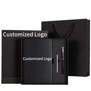 Juegos de Regalo Personalizados de Lujo, Agenda A5, Juego de Cuadernos de Cuero, Regalos Promocionales, Cuaderno de Regalo Empresarial con Bolígrafo - Product Image 4
