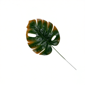 Decorazione con Foglie di Monstera Artificiali Grandi, 12 Pezzi Verdi per Uso Interno ed Esterno - Product Image 1
