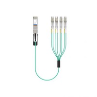 Cable Óptico Activo AOC de 200G QSFP56 100G QSFP28 56G 40G QSFP+ a 4X10G SFP+