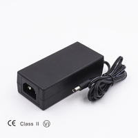 Adaptor Daya Switching Desktop UE Electronic 40/44/48/65 Watt 9V 15V 20V 24V 36V 1a 1.5amp 3a AC DC untuk Perlengkapan Medis