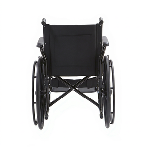 Silla de Movilidad Manual con Rueda Trasera de Varillas Sólidas Grandes, Doble Freno de Mano, para Personas Mayores y Discapacitadas, para Viajes Diarios al Aire Libre - Product Image 1