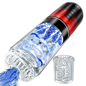 Replaceable Inner Sleeve Penis Pocket Mens Stroker Adult <strong>Sex</strong> Toys Sucking Thrusting Rotating Electric Male Masturbator Machines - Product Image 1