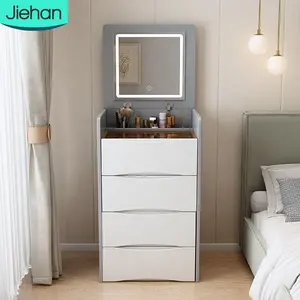 Heimmöbel Luxus-Vany-Schminktisch mit Led-Spiegel Make-Up-Vanities Schlafzimmer-Schminktisch für Erwachsene