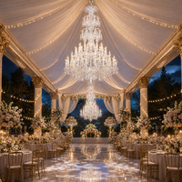 Lustres en cristal fantaisie, lustres de mariage de luxe sur mesure, design de lustre Art Déco, lustre pour événements, lustre de mariage