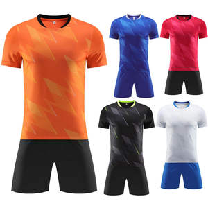 Caliente nueva llegada personalizable fútbol y fútbol entrenamiento Tops pantalones cortos baratos deportes Jerseys nombre Logo equipo Club Diseño conjunto estilo - Product Image 3