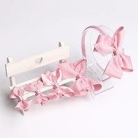 Pita Rambut untuk Anak Perempuan 4PCS Jepit Pita Grosgrain untuk Balita Jepit Buaya Aksesoris Rambut Anak