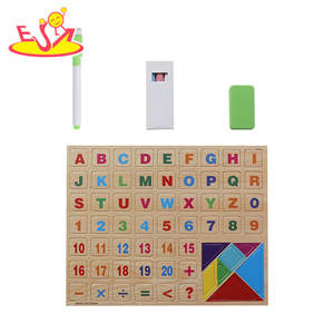 لوح فني خشبي مزدوج الوجهين للأطفال-حامل رسم ورسم مغناطيسي مع السبورة والسبورة البيضاء W12B315 - Product Image 4