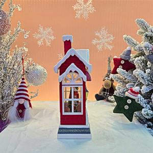Nouvelle Lanterne à Eau pour Cadeau de Noël, Décoration de Noël Exquise, <span class=keywords><strong>Boule</strong></span> de <span class=keywords><strong>Neige</strong></span> Musicale, <span class=keywords><strong>Veilleuse</strong></span> - Product Image 4