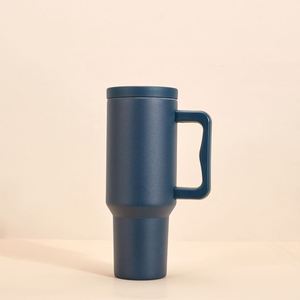 Gobelet de voyage isotherme 40oz H4.0 avec poignée, couvercle, paille et base antidérapante – Conception personnalisée OEM/ODM - Product Image 1