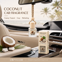 Luxe vloeibare 8ml hangende autoluchtverfrisser glazen fles houten dop parfum natuurlijke verdamping langdurige geurverspreider