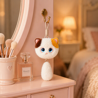 Robot Chat Intelligent Certifié CPC, Peluche Ultra Douce Taille Moyenne, Reconnaissance d'Émotions, Jouet Relaxant pour Personnes Âgées et Adolescents