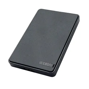 高速USB3.0プラスチックハードディスクドライブHDDエンクロージャー2.5 "ボックス4テラバイトキャディ2.5インチSATAHDDケース用外部ストレージシステム