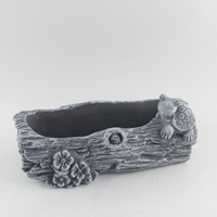 Petits pots et jardinières en ciment faits à la main, importés de Chine, pour la décoration de bureau rustique à domicile – En vente