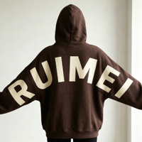 Sweat à capuche en molleton épais sur mesure, 500 GSM, de luxe, vierge, pour streetwear, fabrication usine