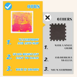 Ubin lantai Sensor PVC antibocor terang untuk anak-anak mainan olahraga kotak sensorik untuk pusat rehabilitasi anak - Product Image 6