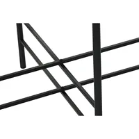 TABLE BASSE EN CRISTAL 61X50X53 NOIR