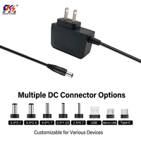 Chargeur mural de haute qualité EU US BR 5V 6V 9V 12V 24V 0.1A 0.5A 1A 2A avec bornier de connexion, adaptateur secteur universel AC DC