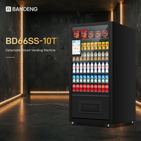 BANDENG 6610SS 10T - Expendedora Automática Desmontable con Rango de Refrigeración de 4°C a 25°C para la Venta de Productos Mixtos