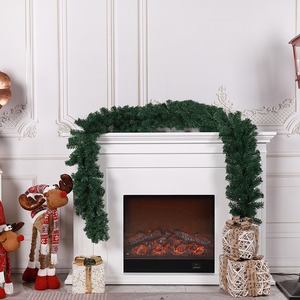 Decoración Navideña de Copos de Nieve de Ratán, Campo de Ratán Flocado para Adornos Navideños - Product Image 6