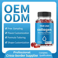 Bonbons gélifiés au collagène OEM ODM avec biotine, compléments alimentaires beauté pour la croissance des cheveux, les soins de la peau et des ongles, blanchiment de la peau