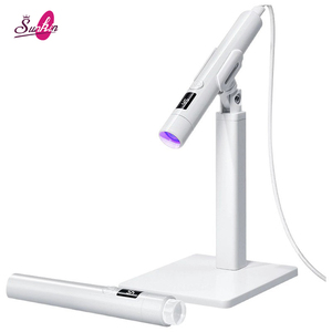 <span class=keywords><strong>Lampe</strong></span> <span class=keywords><strong>UV</strong></span> LED portable Sunkin 3W en plastique, mini, à main, avec support rotatif, multifonctionnelle, séchage à une main pour salon et domicile - Product Image 3