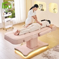Mobilier de salon, table de massage électrique pour esthéticienne, lit de beauté de luxe, lits pour extensions de cils